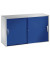 Aktenschrank 2045-00, Stahl abschließbar, 2 OH, 120 x 79 x 40 cm, blau/lichtgrau