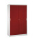 Aktenschrank 2040-000, Stahl abschließbar, 5 OH, 120 x 195 x 40 cm, rot/lichtgrau