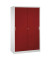 Aktenschrank C 2000 Acurado 204000S10169, abschlie&szlig;bar, 5 OH, lichtgrau/rubinrot, 120x195x40cm (BxHxT)