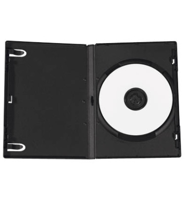 DVD-Slim-Hüllen schwarz für je 1 DVD 1 Pack   10 St.