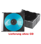Slim Cases transparent/schwarz im 10er Pack