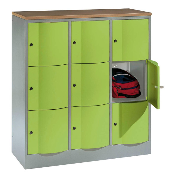 4066681205734 - CP Schließfachschrank S 5000 Resisto vulkangrau viridingrün 8573-372 S10764 9 Schließfächer 1150 x 540 x 1255 cm 4066681205734 - CP Schließfachschrank S 5000 Resisto vulkangrau viridingrün 8573-372 S10764 9 Schließfächer 1150 x 540 x 1255 cm