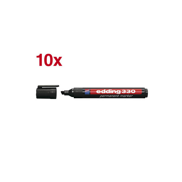 4004764062973 - Permanentmarker 330 schwarz 1-5mm Keilspitze 4004764062973 4-330001 10 Stück 4004764062973 - Permanentmarker 330 schwarz 1-5mm Keilspitze 4004764062973 4-330001 10 Stück
