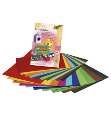 Fotokartonblock ca A4 farbig sortiert 300g 606 Fotokartonblock ca A4 farbig sortiert 300g 606