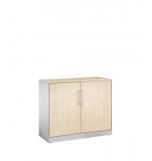Aktenschrank 141052-000/7035/DBS004, abschlie&szlig;bar, 2 OH, ahorn/lichtgrau, 100x91,5x43,5cm (BxHxT)