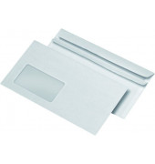 Briefumschlag 30006838, Din Lang, mit Fenster, selbstklebend, 75g, weiß