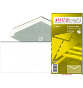 Briefumschläge Din Lang ohne Fenster nassklebend 72g weiß 25 Stück