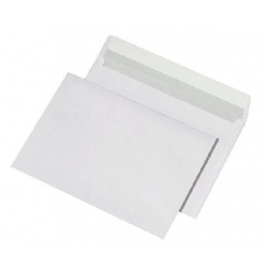 Versandtaschen 30015980, lange Seite offen, C5, ohne Fenster, haftklebend, 100g, weiß