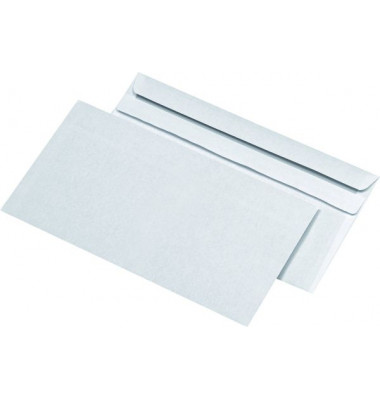Briefumschläge Kompakt ohne Fenster selbstklebend 75g weiß