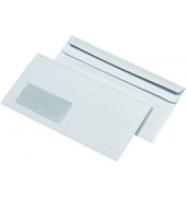 Briefumschläge Kompakt mit Fenster selbstklebend 75g weiß