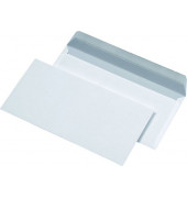 Briefumschlag 30005327, Din Lang, ohne Fenster, haftklebend, 80g, weiß
