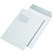 Versandtaschen Securitex C4 mit Fenster haftklebend 130g weiß 100 Stück
