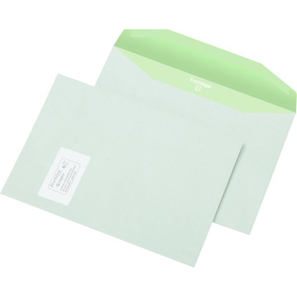 4003928285449 - Kuvertierhüllen Envirelope 30005331 C4 229x324mm ISK mit Fenster nassklebend 90g weiß 4003928285449 500 Stück