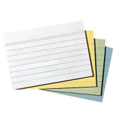 Karteikarten 100110259432401 grün A6 liniert 180g 