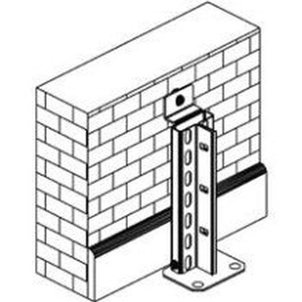 4026212109764 - Meta Wand-Kippsicherung für Steckregal verzinkt