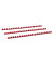 Plastikbinderücken 17100221 rot US-Teilung 21 Ringe auf A4 10mm