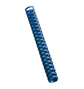 Plastikbinderücken 17280321 blau US-Teilung 21 Ringe auf A4 28mm