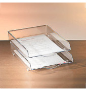 Briefablage 216-16 A4 / C4 glasklar Kunststoff staplebar