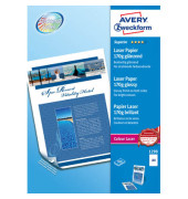 Fotopapier Plus Semigloss 1298, A4, für Laser, 170g weiß glänzend beidseitig bedruckbar