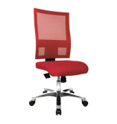 Bürodrehstuhl Nito ohne Armlehnen rot