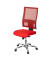 Bürostuhl Nito, rot / silber, bis 110kg