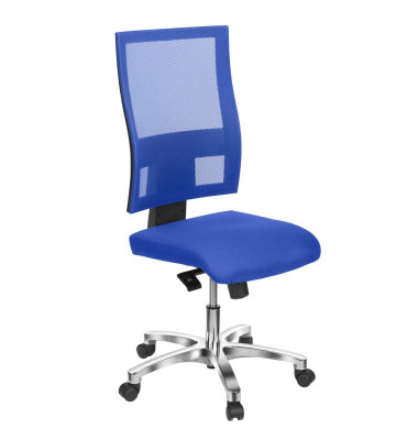 Bürodrehstuhl Nito ohne Armlehnen royalblau