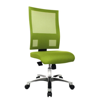 Bürostuhl Nito, apfelgrün / silber, bis 110kg