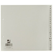 Kunststoffregister KF01808, A bis Z 24-teilig, A4, graue Taben, 24-teilig