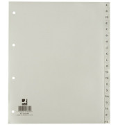 Kunststoffregister KF01844, A bis Z, A4+, graue Taben, 20-teilig