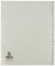Kunststoffregister KF01844, A bis Z, A4+, 120µm, graue Taben, 20-teilig