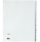 Kunststoffregister KF01843 A-Z A4+ 0,12mm graue Taben 24-teilig