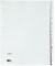 Kunststoffregister KF01843 A-Z A4+ 0,12mm graue Taben 24-teilig