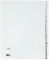 Kunststoffregister KF01843, A bis Z 24-teilig, A4+, 120µm, graue Taben, 24-teilig