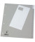 Kunststoffregister KF01854, 12-teilig blanko, A4+, 120µm, transparente Fenstertaben, 12-teilig