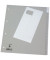 Kunststoffregister KF01854 blanko A4+ 0,12mm graue Fenstertabe zum wechseln 12-teilig
