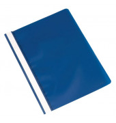 Schnellhefter KF01454, A4, blau, Kunststoff, Vorderdeckel transparent