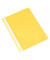 Schnellhefter Standard-Schnellhefter-Serie KF01457, A4, gelb, Kunststoff, 80g, Vorderdeckel transparent