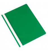Schnellhefter KF01456, A4, grün, Kunststoff, Vorderdeckel transparent