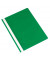 Schnellhefter KF01456, A4, gr&uuml;n, Kunststoff, 80g, Vorderdeckel transparent