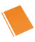 Schnellhefter KF01664, A4, orange, Kunststoff, 80g, Vorderdeckel transparent