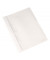Schnellhefter KF01658, A4, wei&szlig;, Kunststoff, 80g, Vorderdeckel transparent