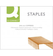 Heftklammern 24/6, KF01279, Stahldraht verkupfert, Heftleistung 2-30 Blatt max.