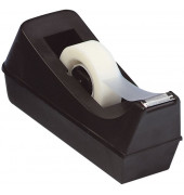 Klebebandabroller KF01294, f&uuml;r Klebeb&auml;nder bis 19mm x 33m, schwarz