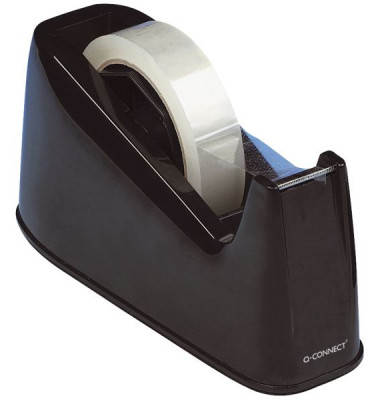 Klebebandabroller KF11010, f&uuml;r Klebeb&auml;nder bis 25mm x 66m, schwarz