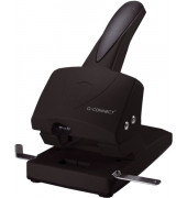 Registraturlocher KF01237, schwarz, bis 6,3mm 65 Blatt, mit Anschlagschiene