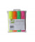 Textmarker-Set KF01116, Etui (4 #), farbig sortiert (gelb/rosa/orange/gr&uuml;n), 2-5mm Keilspitze