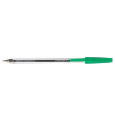 Kugelschreiber KF34045, gr&uuml;n, 0,7mm, Einweg