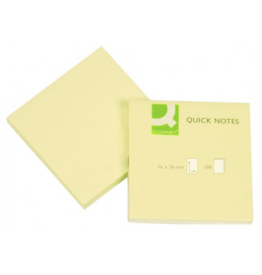 Haftnotizen KF10502, 75x75mm, gelb, quadratisch