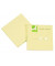 Haftnotizen KF10502, 75x75mm, gelb, quadratisch