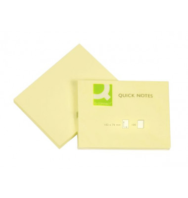 Haftnotizen KF01410, 76x102mm, gelb, rechteckig